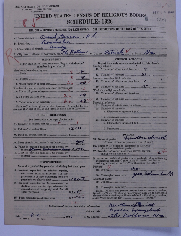 Scan of Presbyterian Church in the United States: 399