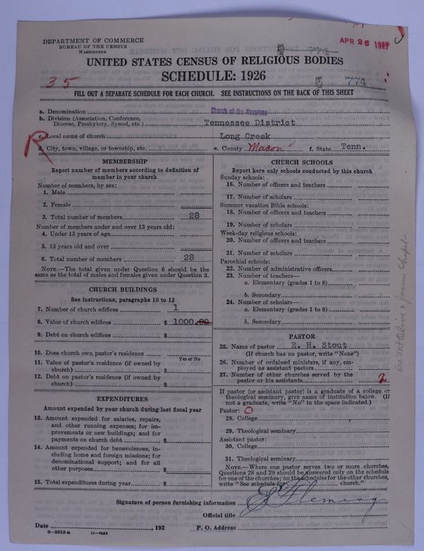 Scan of Church of the Nazarene: 774