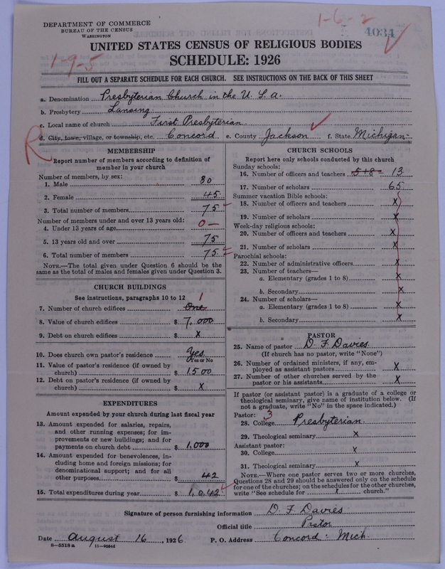 Scan of Presbyterian Church in the United States of America: 4034