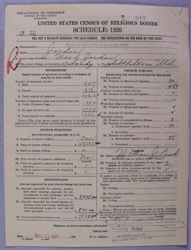 Scan of Church of Jesus Christ of Latter-day Saints: 910