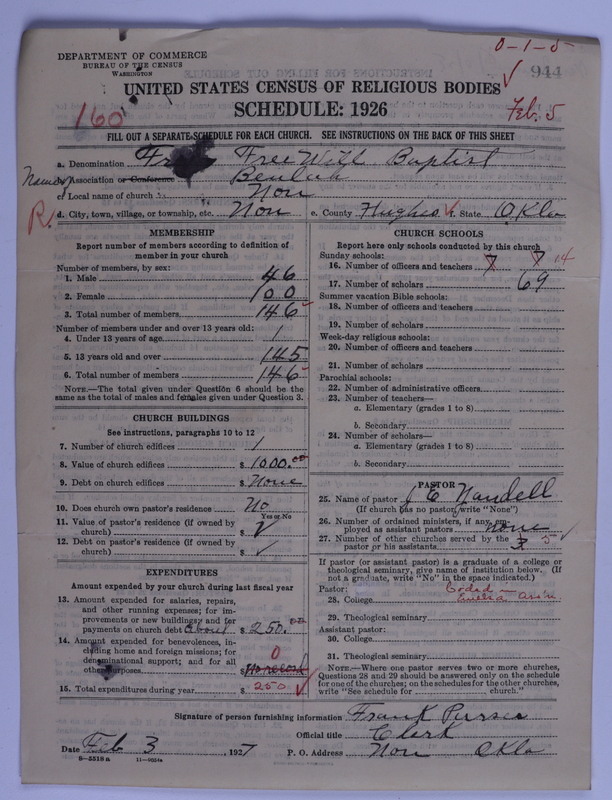 Scan of Free Will Baptists: 944
