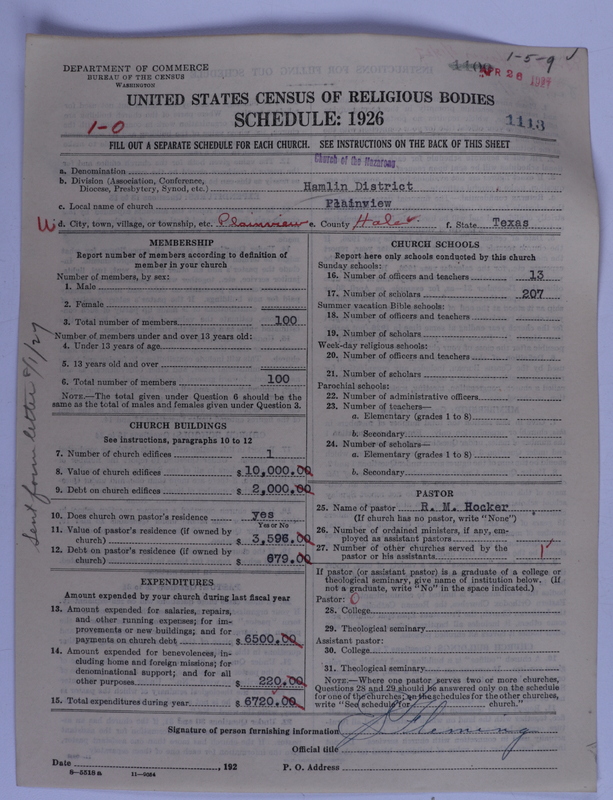 Scan of Church of the Nazarene: 1113