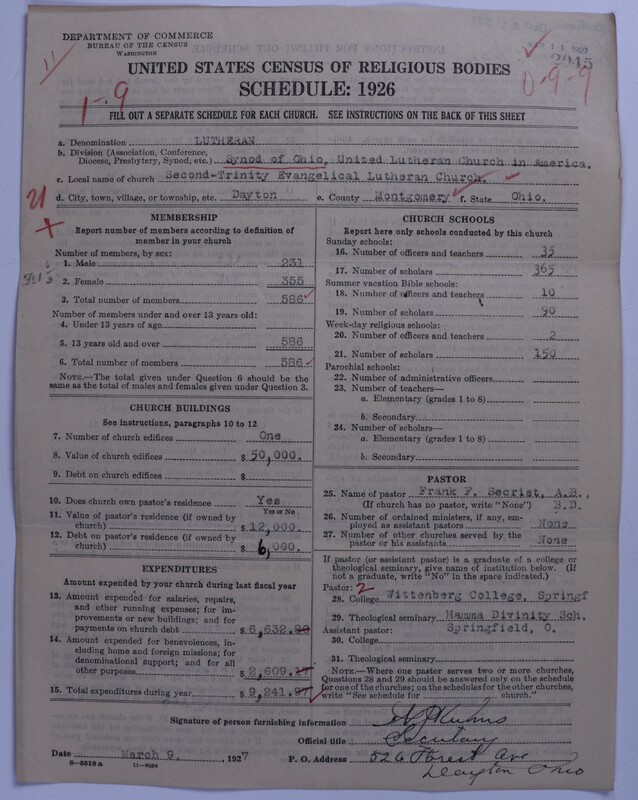Scan of United Lutheran Church in America: 2045