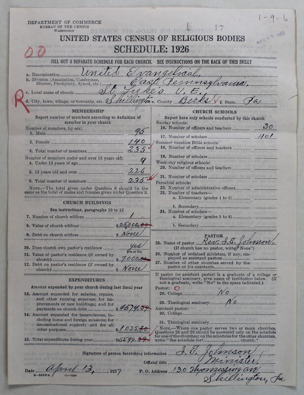Scan of Evangelical Congregational Church: 17