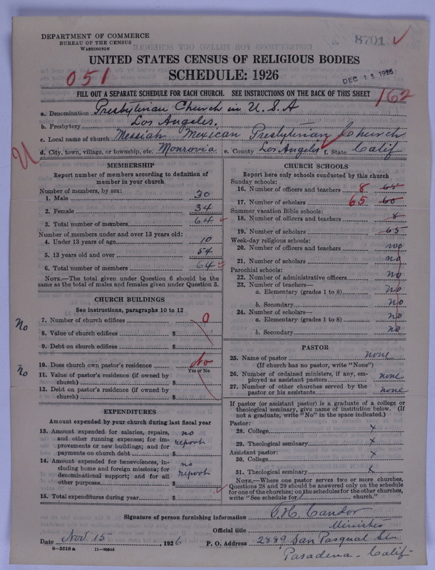Scan of Presbyterian Church in the United States of America: 8701