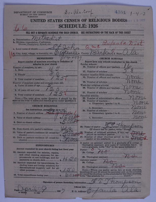 Scan of African Methodist Episcopal Church: 4351