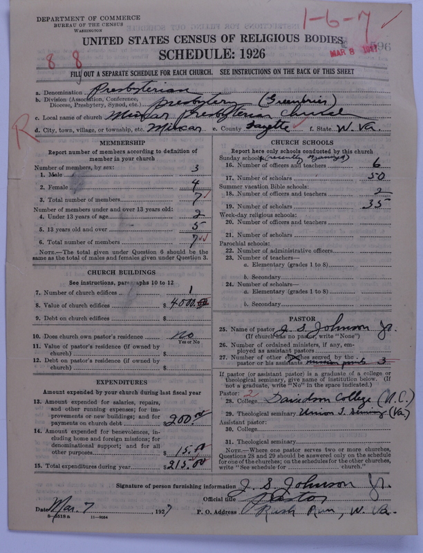 Scan of Presbyterian Church in the United States: 596
