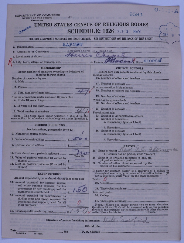 Scan of Negro Baptists: 9583