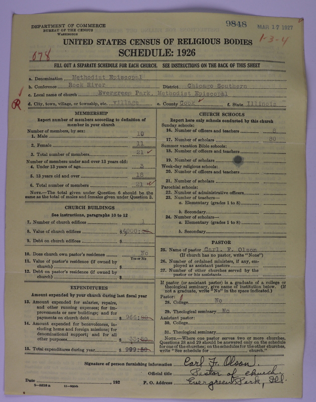 Scan of Methodist Episcopal Church: 9848