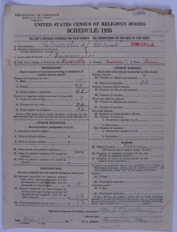 Scan of Disciples of Christ: 2284