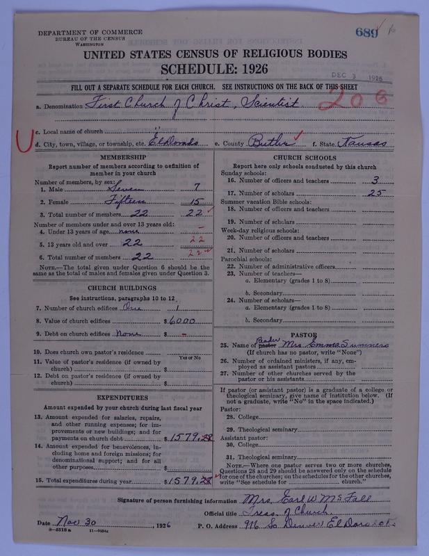 Scan of Church of Christ, Scientist: 689