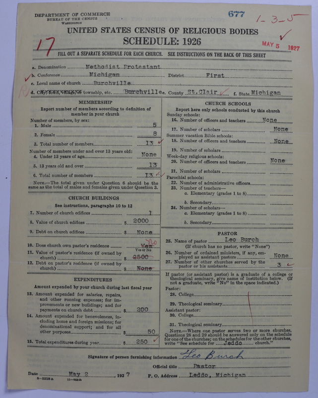Scan of Methodist Protestant Church: 677