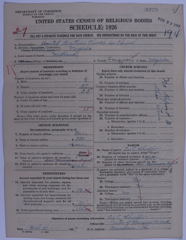 Scan of Church of the United Brethren in Christ: 2372