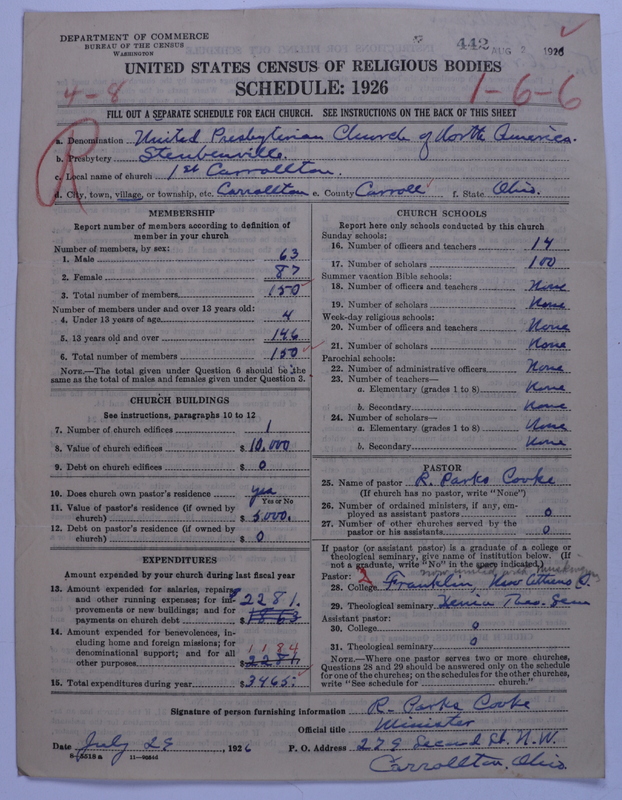 Scan of United Presbyterian Church of North America: 442