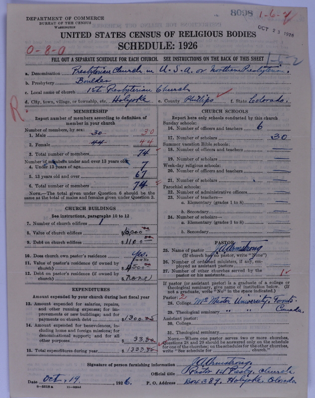 Scan of Presbyterian Church in the United States of America: 8098