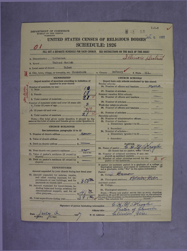 Scan of United Danish Evangelical Lutheran Church in America: 15