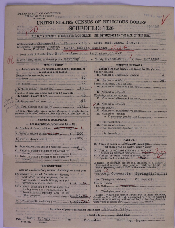Scan of Evangelical Lutheran Synodical Conference of America: Evangelical Lutheran Synod of Missouri, Ohio, and Other States: 3496
