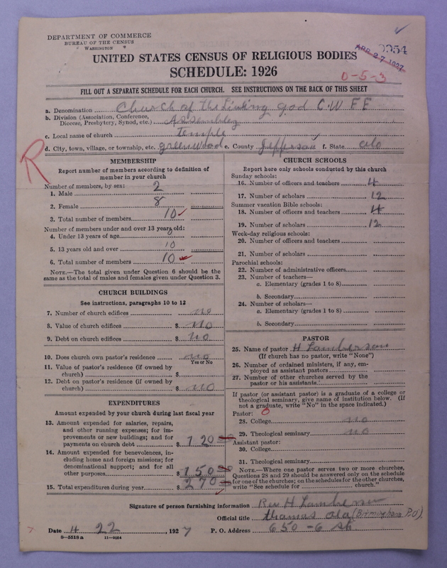 Scan of Church of the Living God, Christian Workers for Fellowship: 54