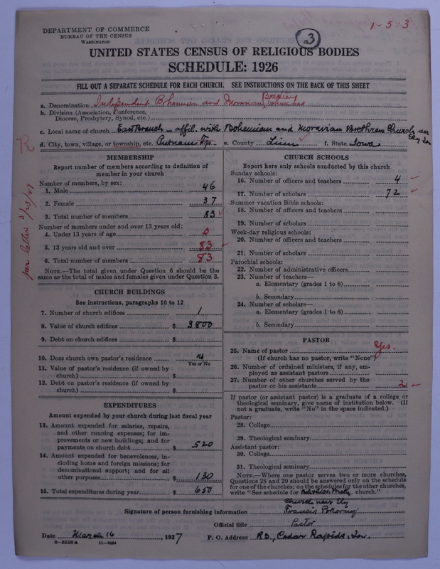 Scan of Bohemian and Moravian Brethren Churches: 3