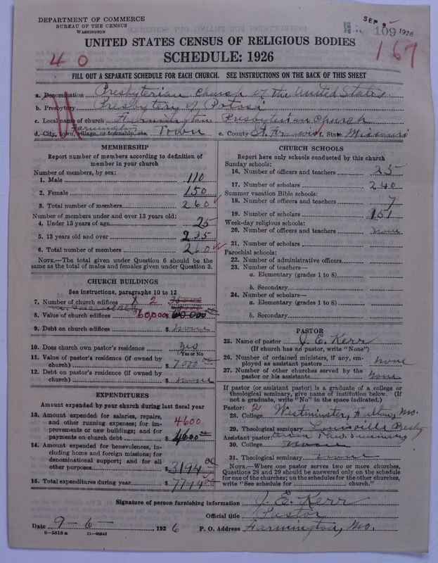 Scan of Presbyterian Church in the United States: 109