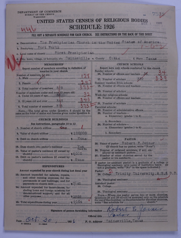 Scan of Presbyterian Church in the United States: 7535