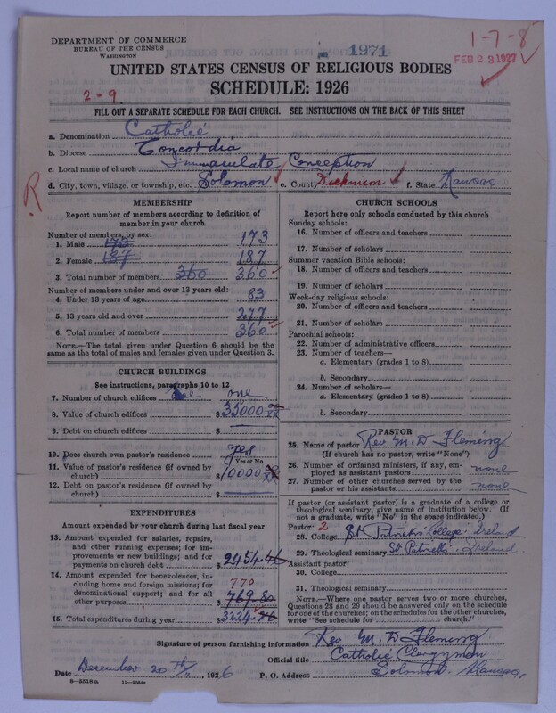 Scan of Roman Catholic Church: 1971