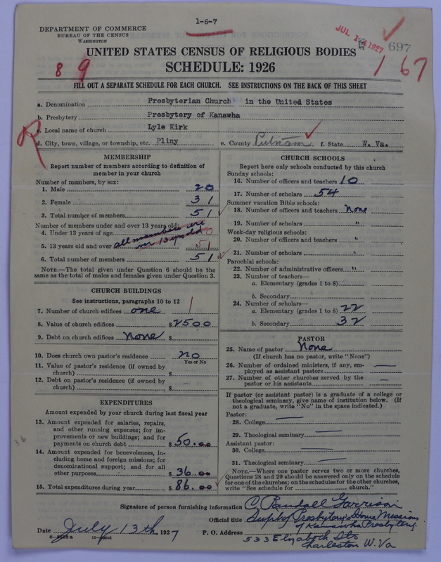 Scan of Presbyterian Church in the United States: 697
