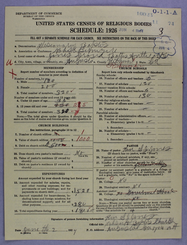 Scan of Negro Baptists: 10023
