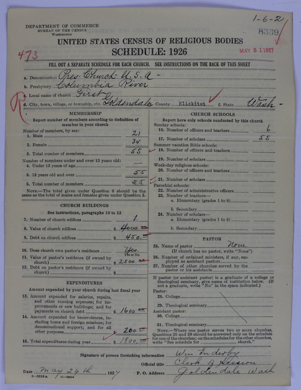 Scan of Presbyterian Church in the United States of America: 8339