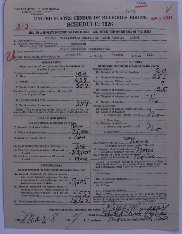 Scan of United Presbyterian Church of North America: 635