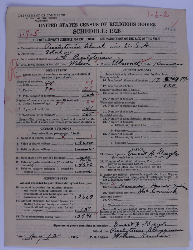 Scan of Presbyterian Church in the United States of America: 5952