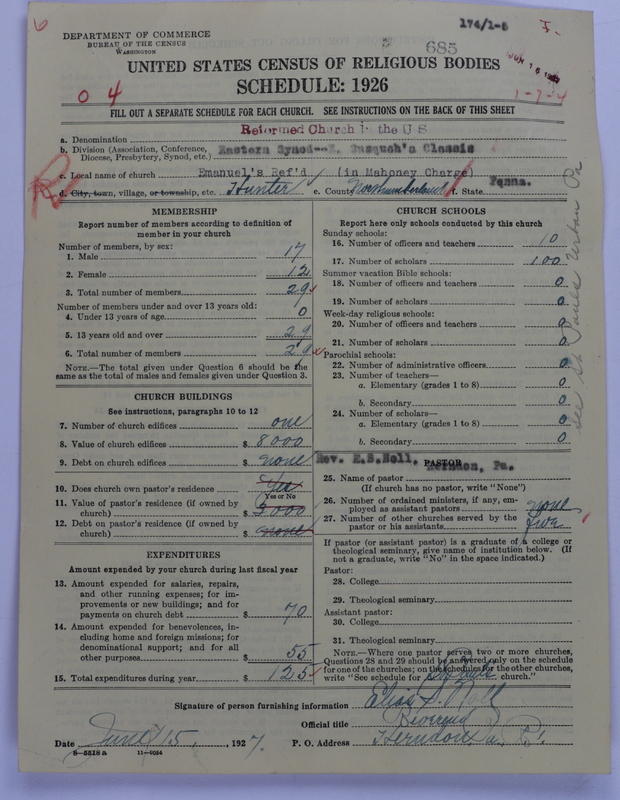 Scan of Reformed Church in the United States: 685