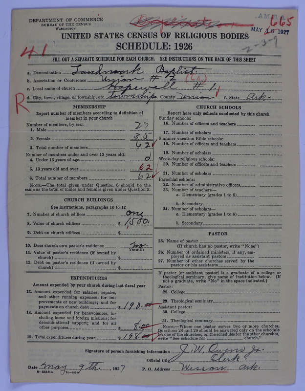 Scan of Landmark Baptist of America: 665