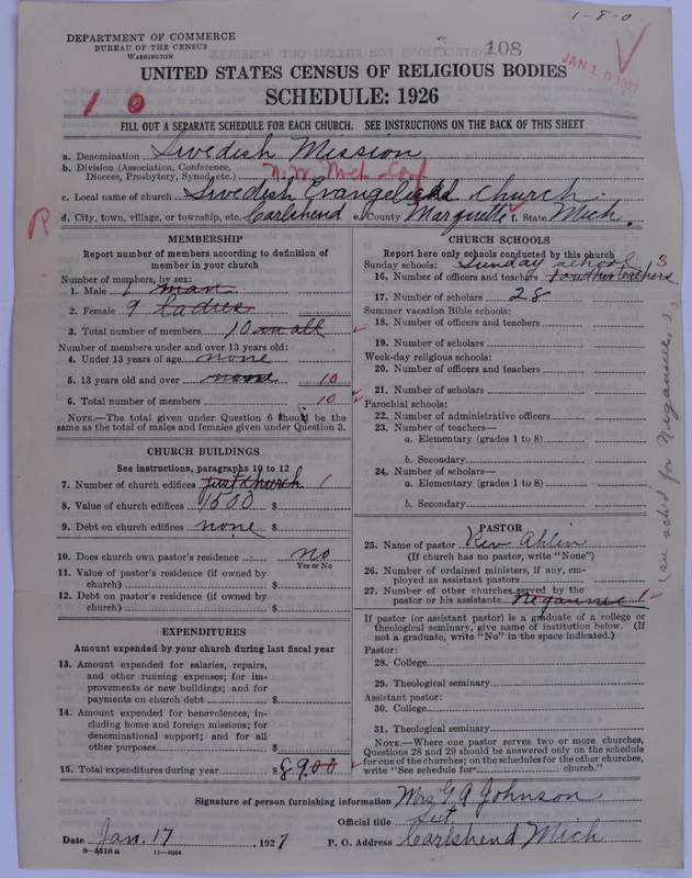 Scan of Swedish Evangelical Mission Covenant of America: 108