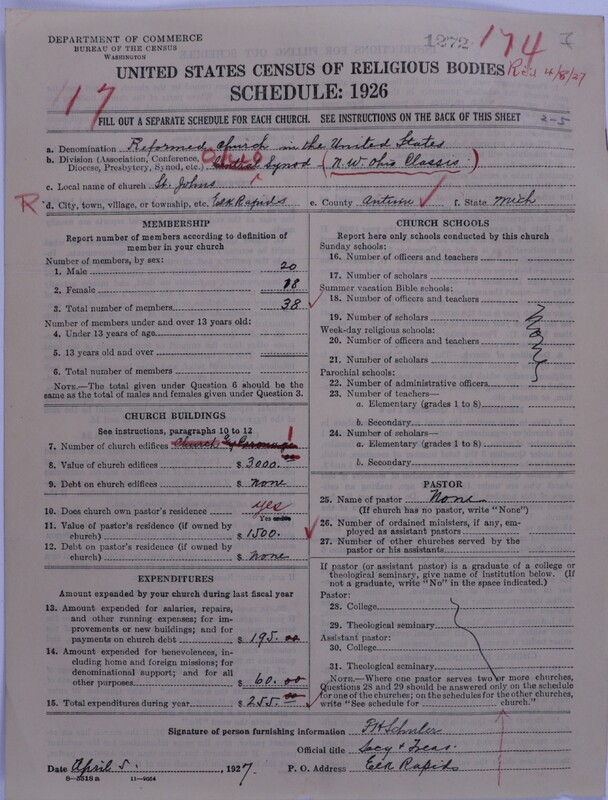 Scan of Reformed Church in the United States: 1272