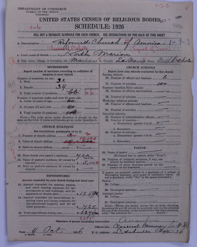 Scan of Reformed Church in America: 668
