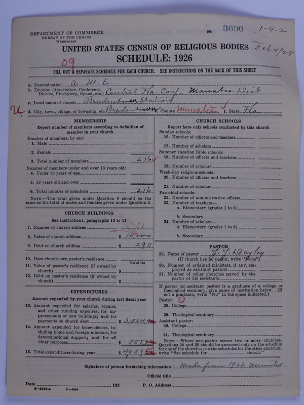 Scan of African Methodist Episcopal Church: 3690