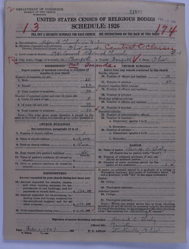 Scan of Reformed Church in the United States: 1007