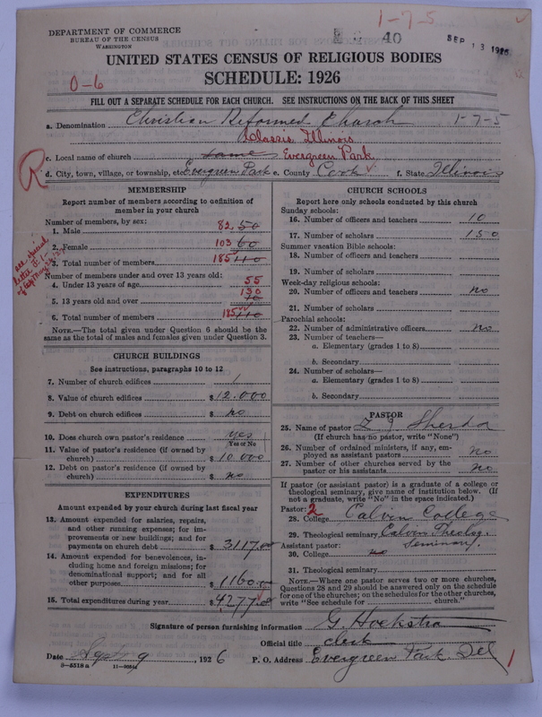 Scan of Christian Reformed Church: 40