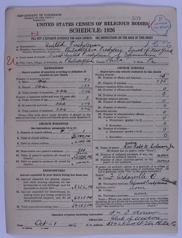 Scan of United Presbyterian Church of North America: 337