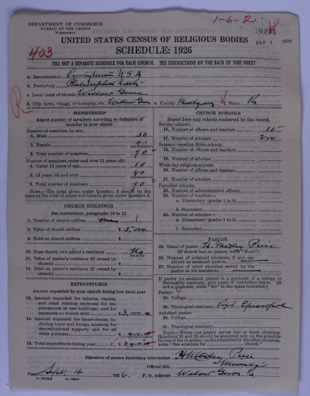 Scan of Presbyterian Church in the United States of America: 2094