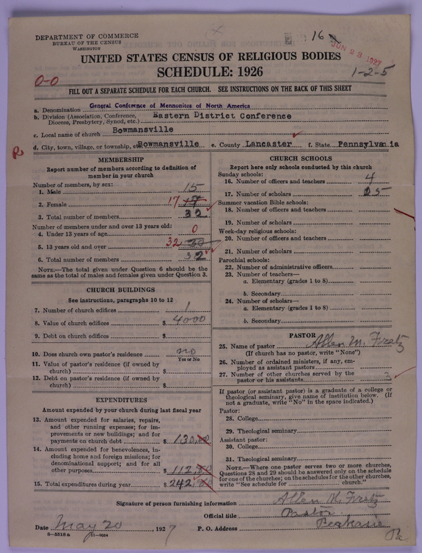 Scan of General Conference of the Mennonite Church of North America: 16
