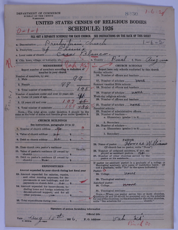 Scan of Presbyterian Church in the United States of America: 8230