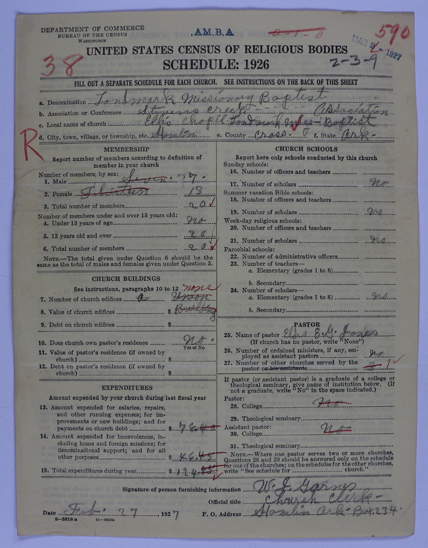 Scan of Landmark Baptist of America: 590