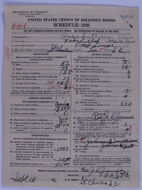 Scan of Presbyterian Church in the United States of America: 6617