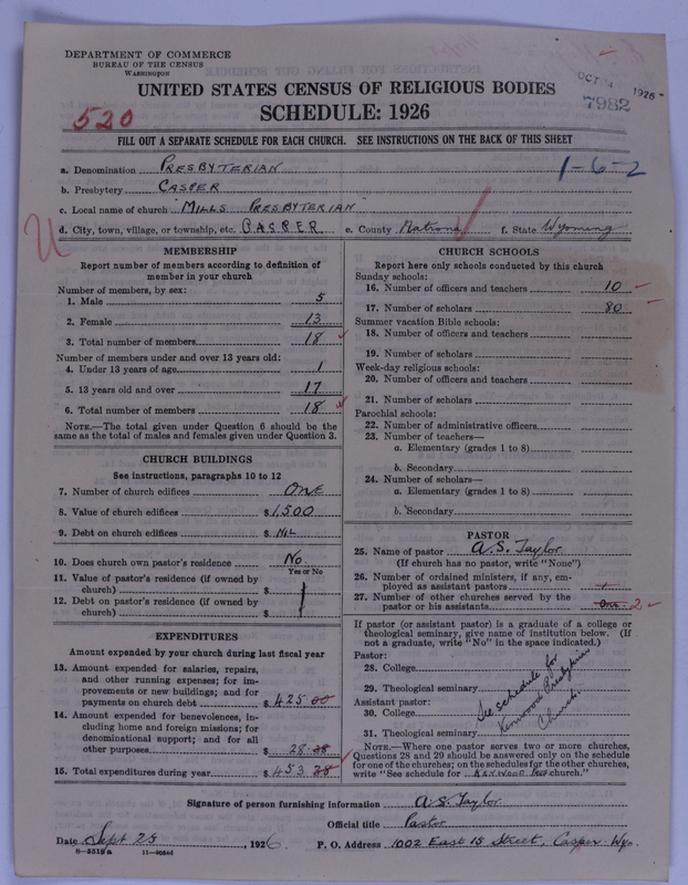 Scan of Presbyterian Church in the United States of America: 7982