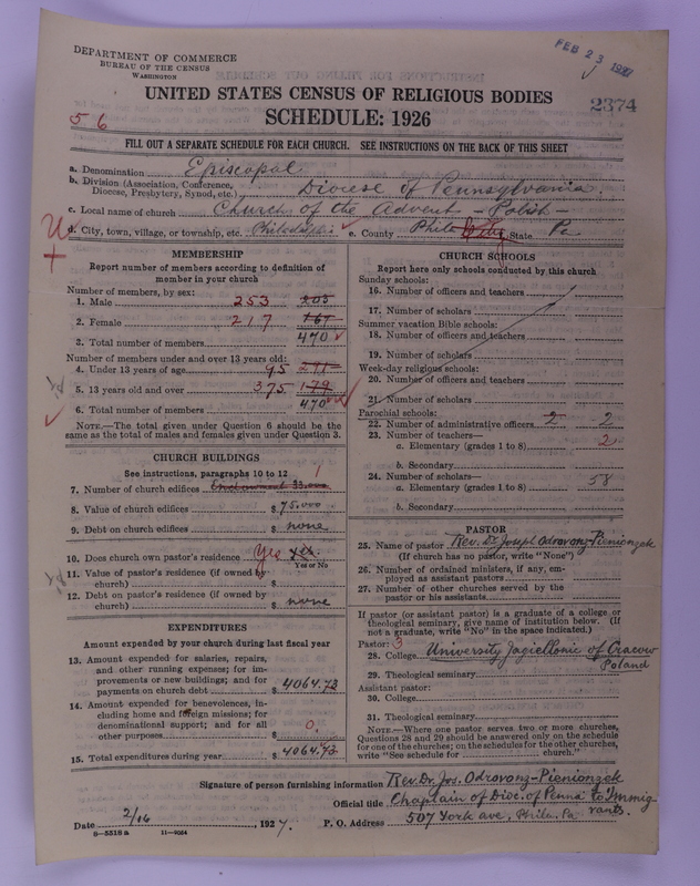 Scan of Protestant Episcopal Church: 2374