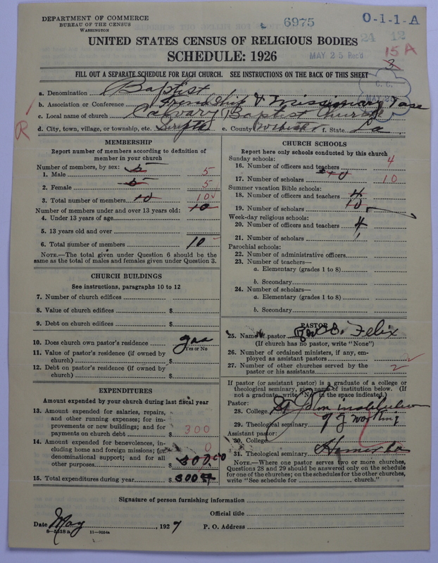 Scan of Negro Baptists: 6975