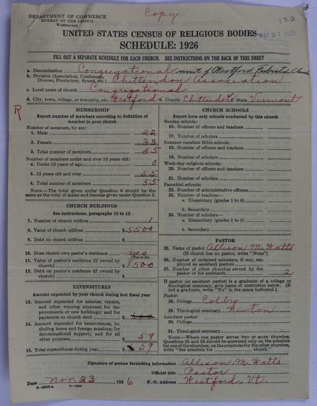 Scan of Federated Churches: 51