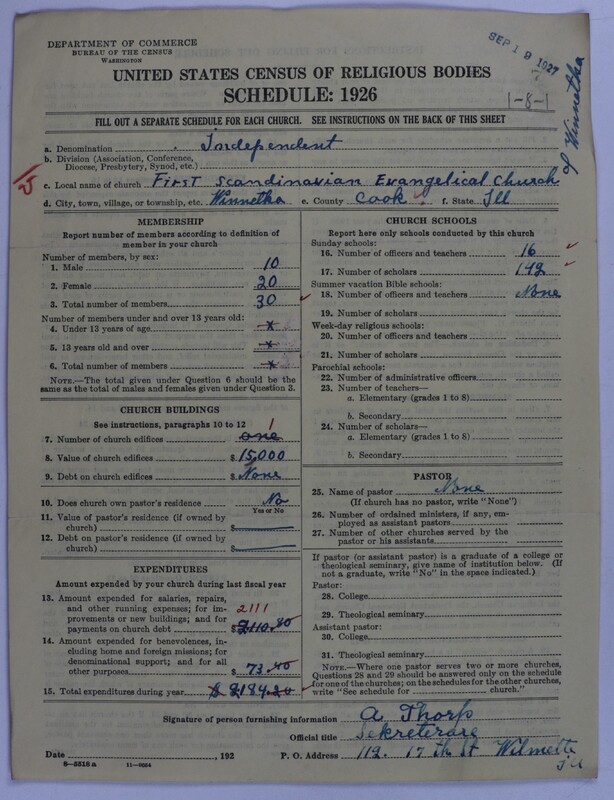 Scan of Swedish Evangelical Free Church of the United States of America: 7